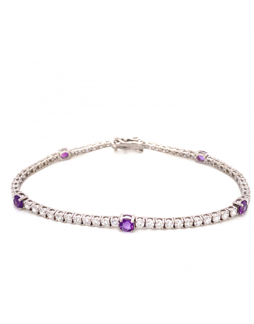 Buy 4mm Amethyst Bracelet, February Birthstone Bracelet, Amethyst Jewelry,  Healing Crystal Bracelet, Men Bracelet, Women Bracelet Online in India -  Etsy