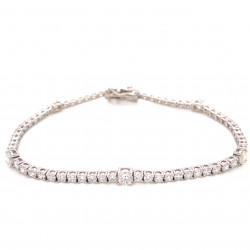 April Diamond Birthstone Bracelet