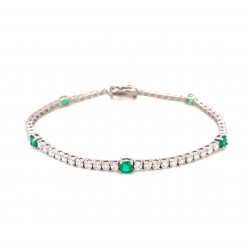 May Emerald Birthstone Bracelet