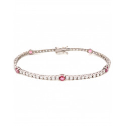 July Ruby Birthstone Bracelet