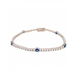 September Sapphire Birthstone Bracelet