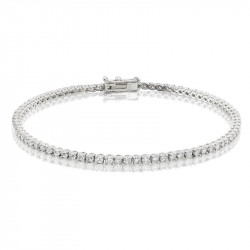 1.60ct Diamond Tennis Bracelets in 18ct White Gold
