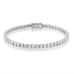 5.3ct Diamond Tennis Bracelet In 18ct White Gold