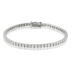 4ct Diamond Tennis Bracelet In 18ct White Gold