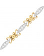 Victorian Style Ladies Diamond Bracelet in 18ct Yellow and White Gold