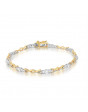 Diamond Link Style Ladies Diamond Bracelet in 18ct Yellow and White Gold