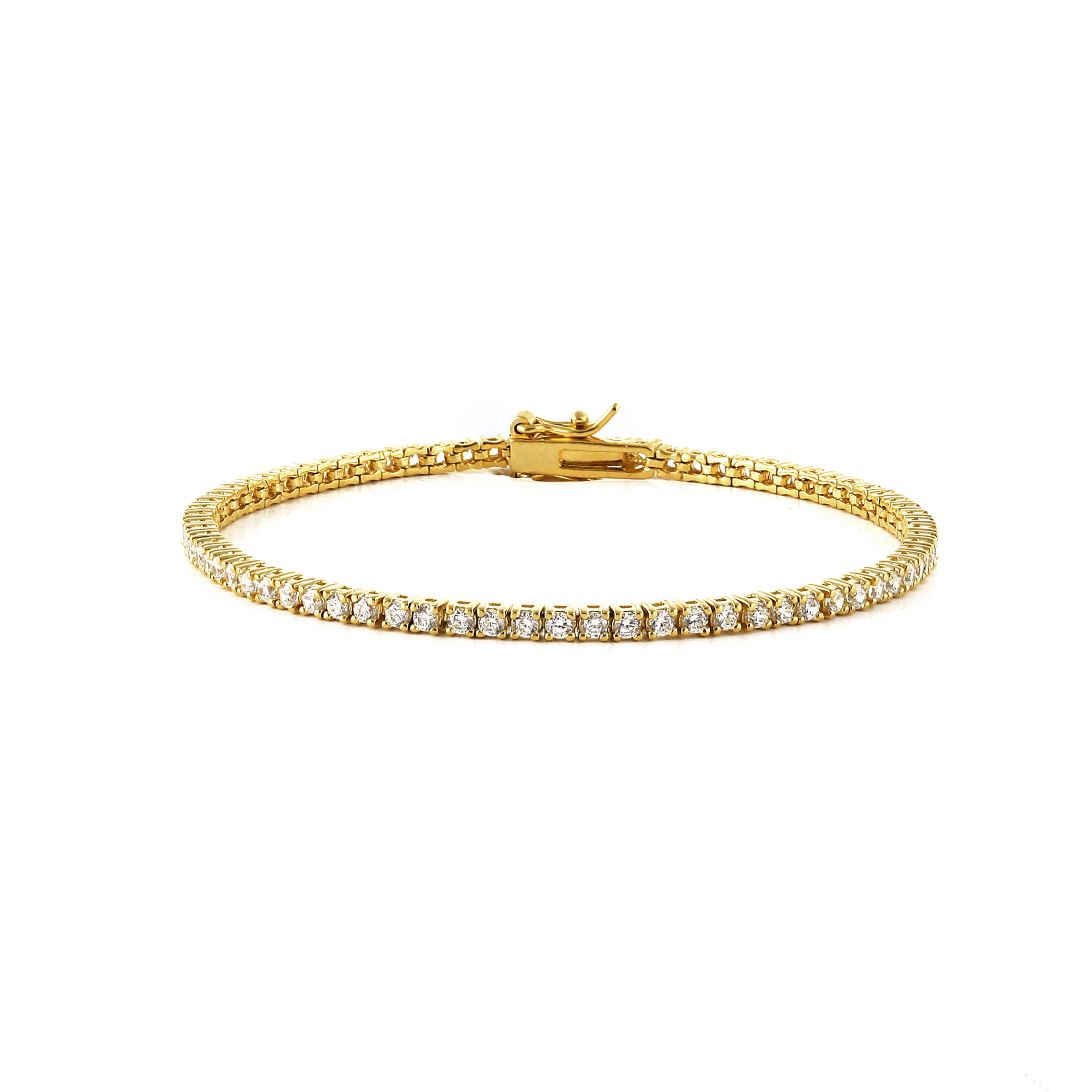 4ct Diamond Tennis Bracelet In 18ct Yellow Gold
